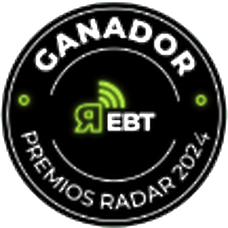 Sello de ganador Premios Radar 2024